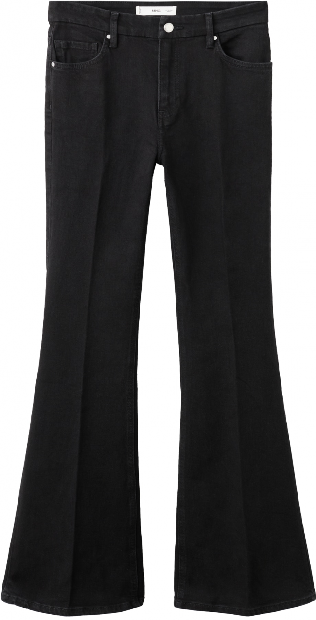 MANGO Džínsy 'VIOLETA'  čierna