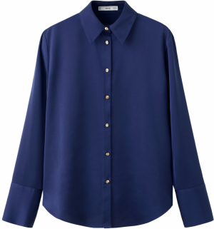 MANGO Blúzka 'IDEALE'  enciánová