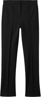 MANGO Nohavice s pukmi 'PALOMA'  čierna