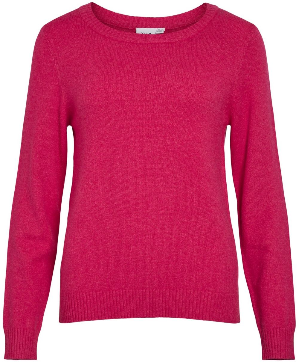 VILA Sveter 'VIRIL'  tmavoružová