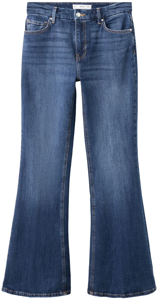 MANGO Džínsy 'VIOLETA'  modrá