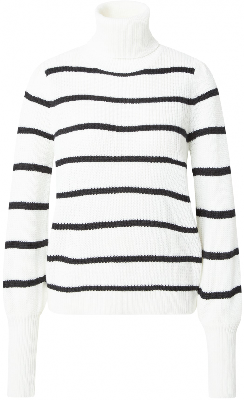 VILA Sveter 'VIJASSY'  čierna / biela