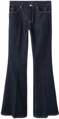 MANGO Džínsy 'VIOLETA'  modrá denim