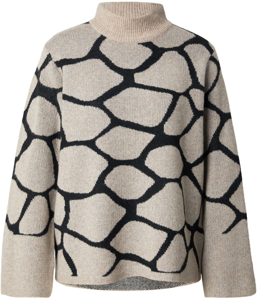 Soyaconcept Sveter 'ANCONA 2'  tmelová / čierna