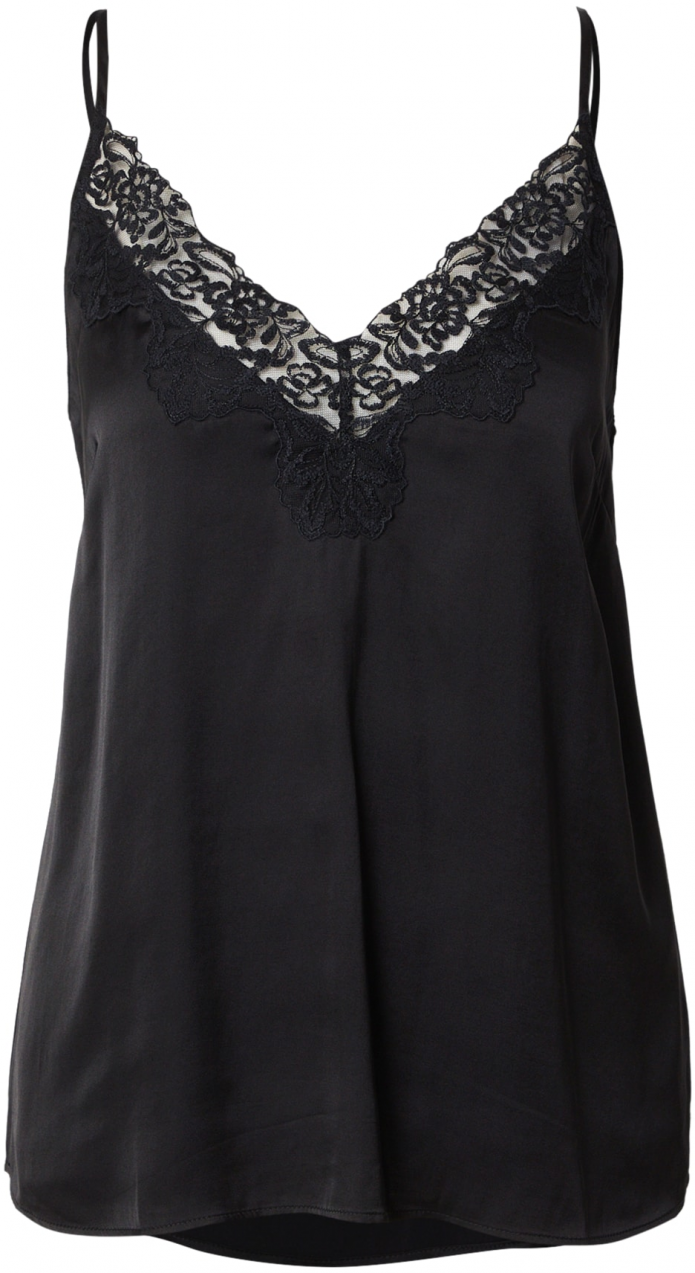 rosemunde Top 'Satina'  čierna