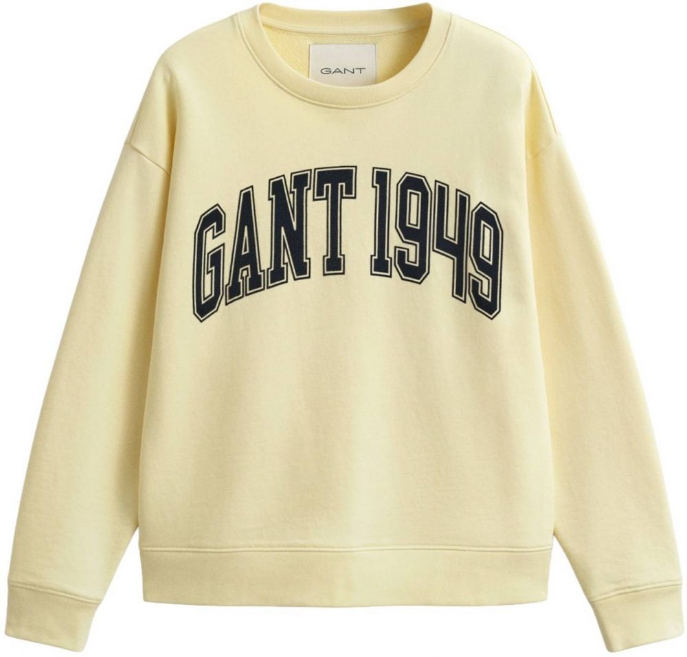 GANT Mikina  svetložltá / čierna