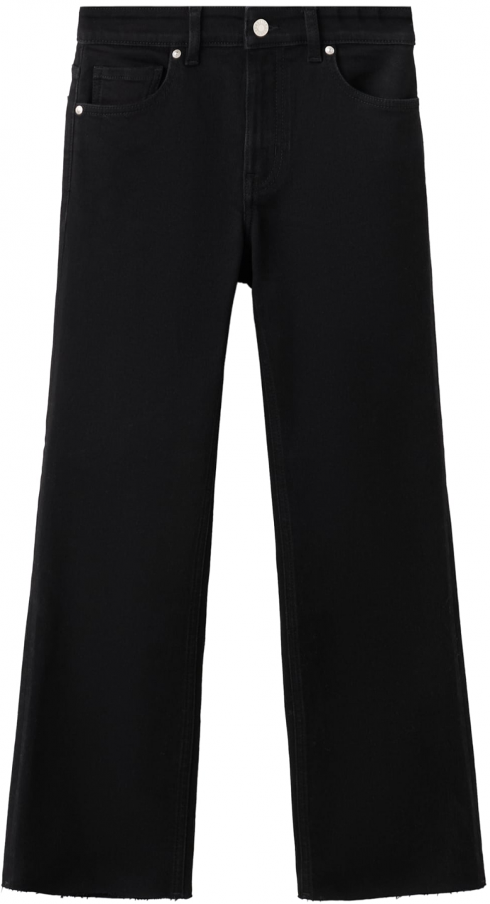 MANGO Džínsy 'SIENNA'  čierna