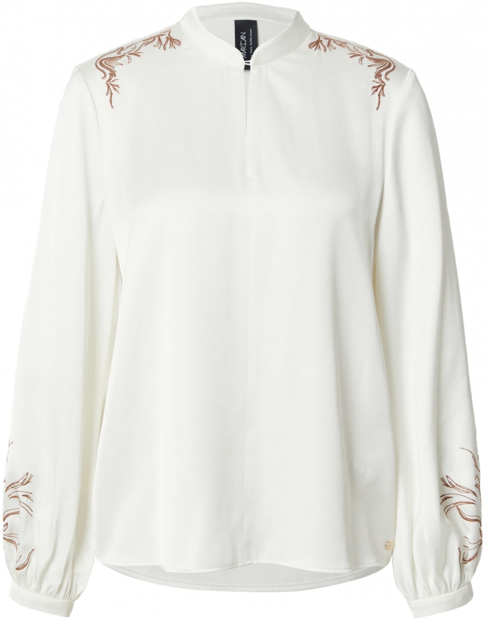 Marc Cain Blúzka  hnedá / šedobiela