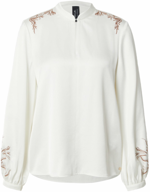 Marc Cain Blúzka  hnedá / šedobiela