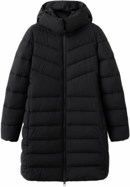 MANGO Zimný kabát 'BEGO'  čierna