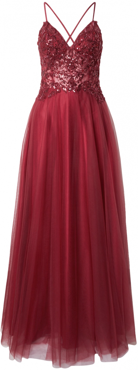 mascara Večerné šaty  burgundská