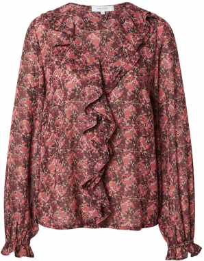 rosemunde Blúzka 'Sally'  ružová / červená / bordová / čierna