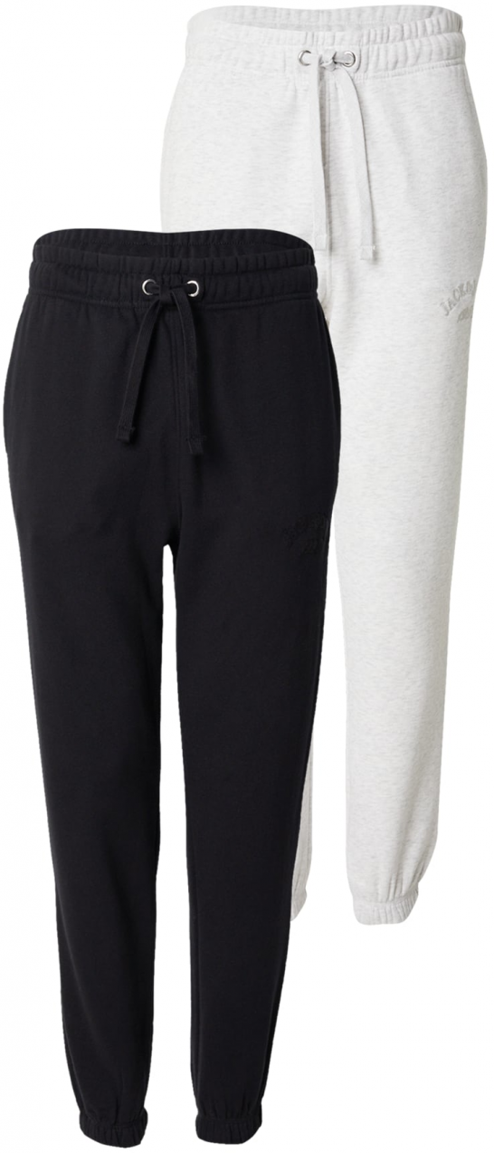 JACK & JONES Nohavice 'JPSTKANE'  sivá / čierna