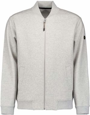 No Excess Tepláková bunda  sivá melírovaná