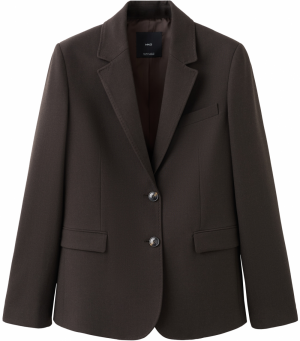 MANGO Blejzer 'BERGEN'  tmavohnedá