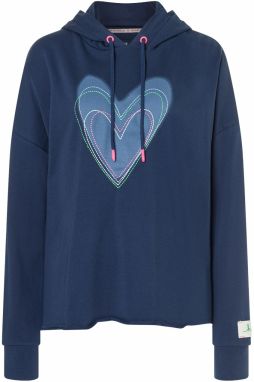 LIEBLINGSSTÜCK Mikina 'Cyrena'  námornícka modrá / kráľovská modrá / svetlozelená / ružová