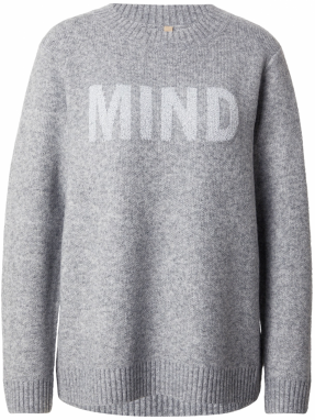 Soyaconcept Sveter 'AUDREY 2'  sivá / biela