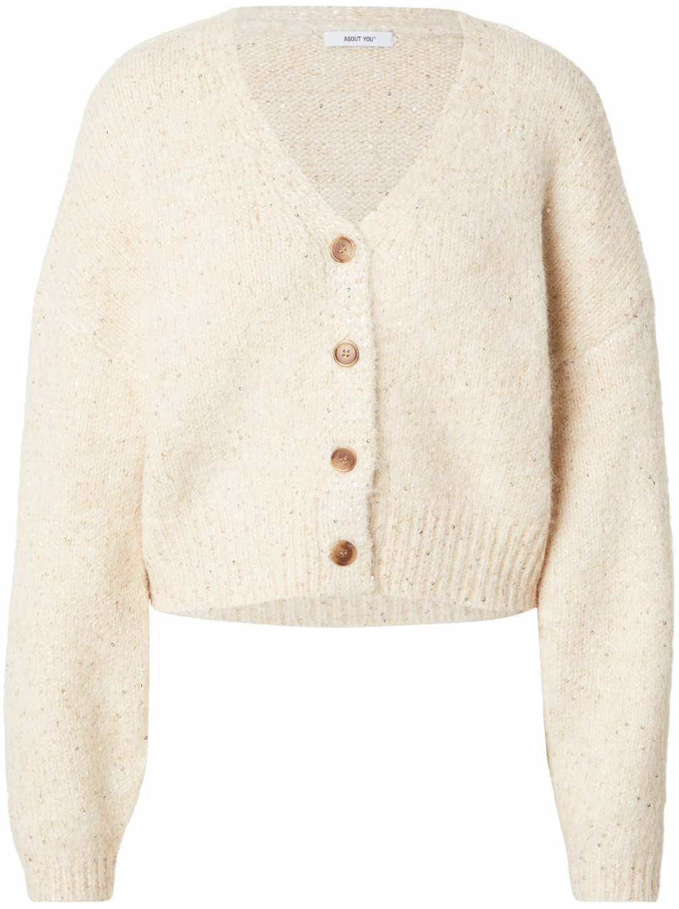 ABOUT YOU Kardigán 'Rhonda'  béžová melírovaná