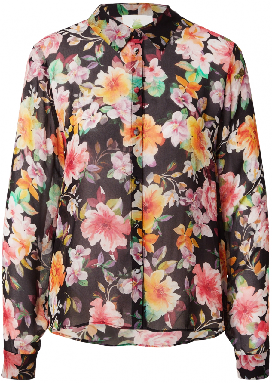 PRINCESS GOES HOLLYWOOD Blúzka  zelená / oranžová / pastelovo ružová / čierna