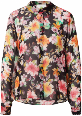 PRINCESS GOES HOLLYWOOD Blúzka  zelená / oranžová / pastelovo ružová / čierna