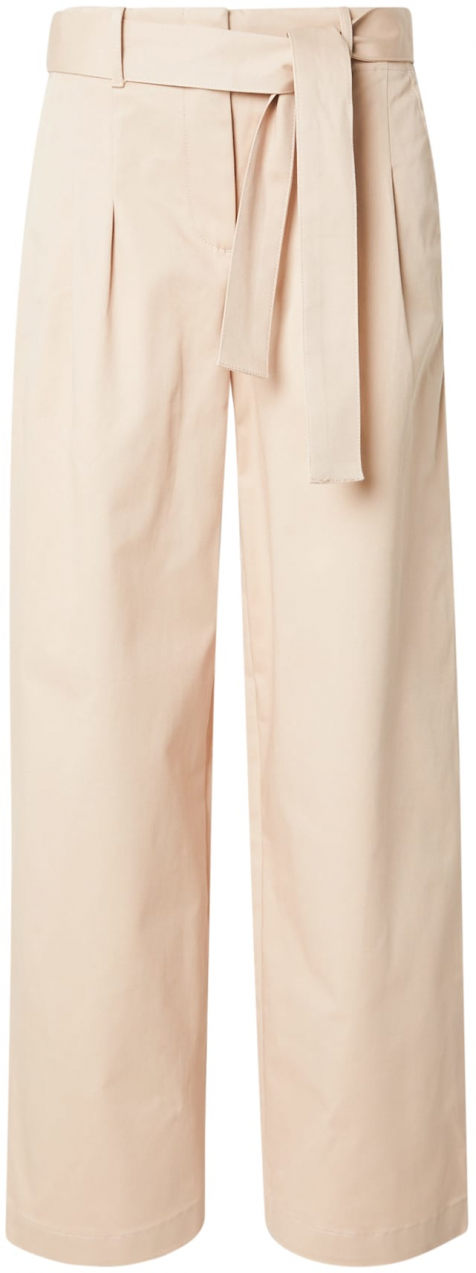 Calvin Klein Jeans Plisované nohavice  hnedá