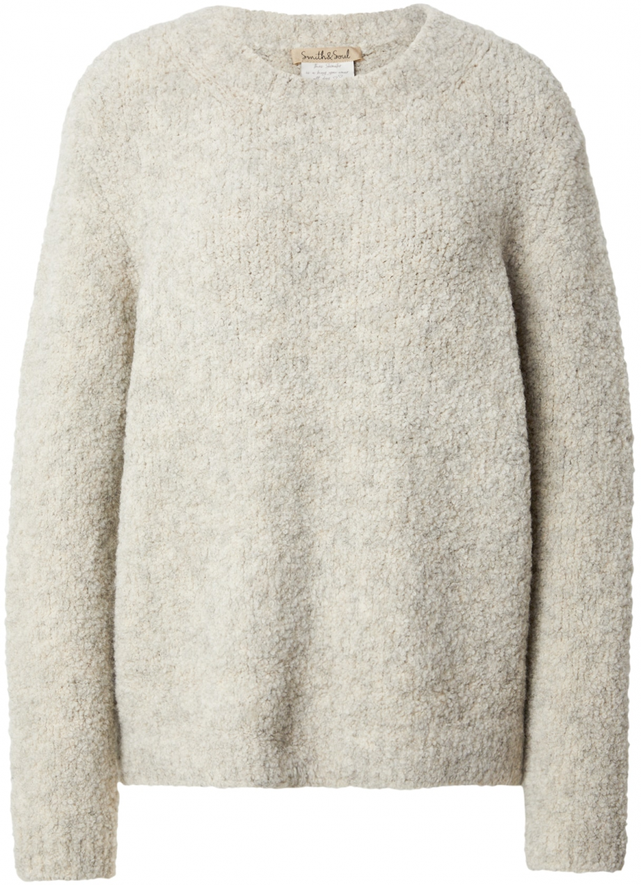 Smith&Soul Sveter  béžová melírovaná