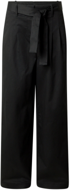 Calvin Klein Jeans Plisované nohavice  čierna