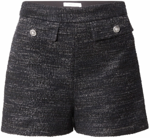 ABOUT YOU Nohavice 'Cim'  čierna / strieborná