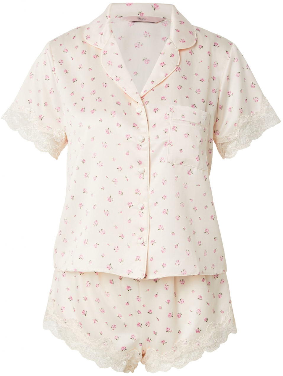 Boux Avenue Kraťasy 'AMELIA'  slonová kosť / olivová / ružová