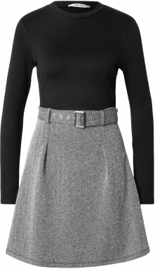 ABOUT YOU Šaty 'Elia'  čierna / biela