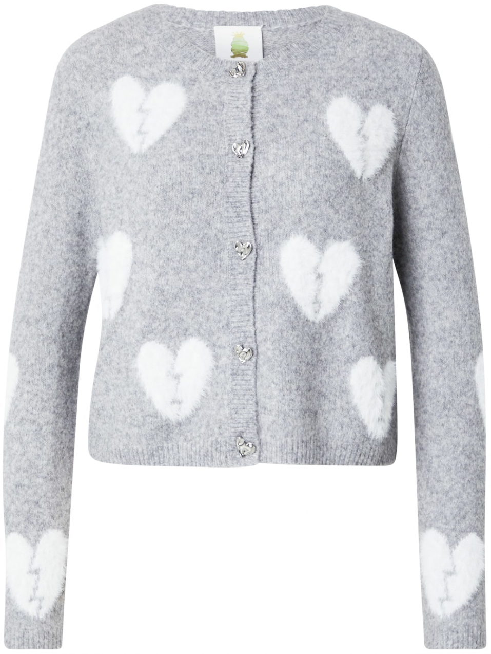 PRINCESS GOES HOLLYWOOD Kardigán  sivá / biela