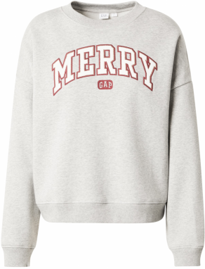 GAP Mikina  sivá / červená