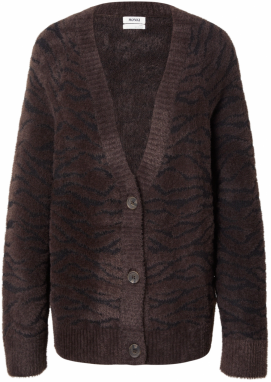 Monki Kardigán  čokoládová / čierna