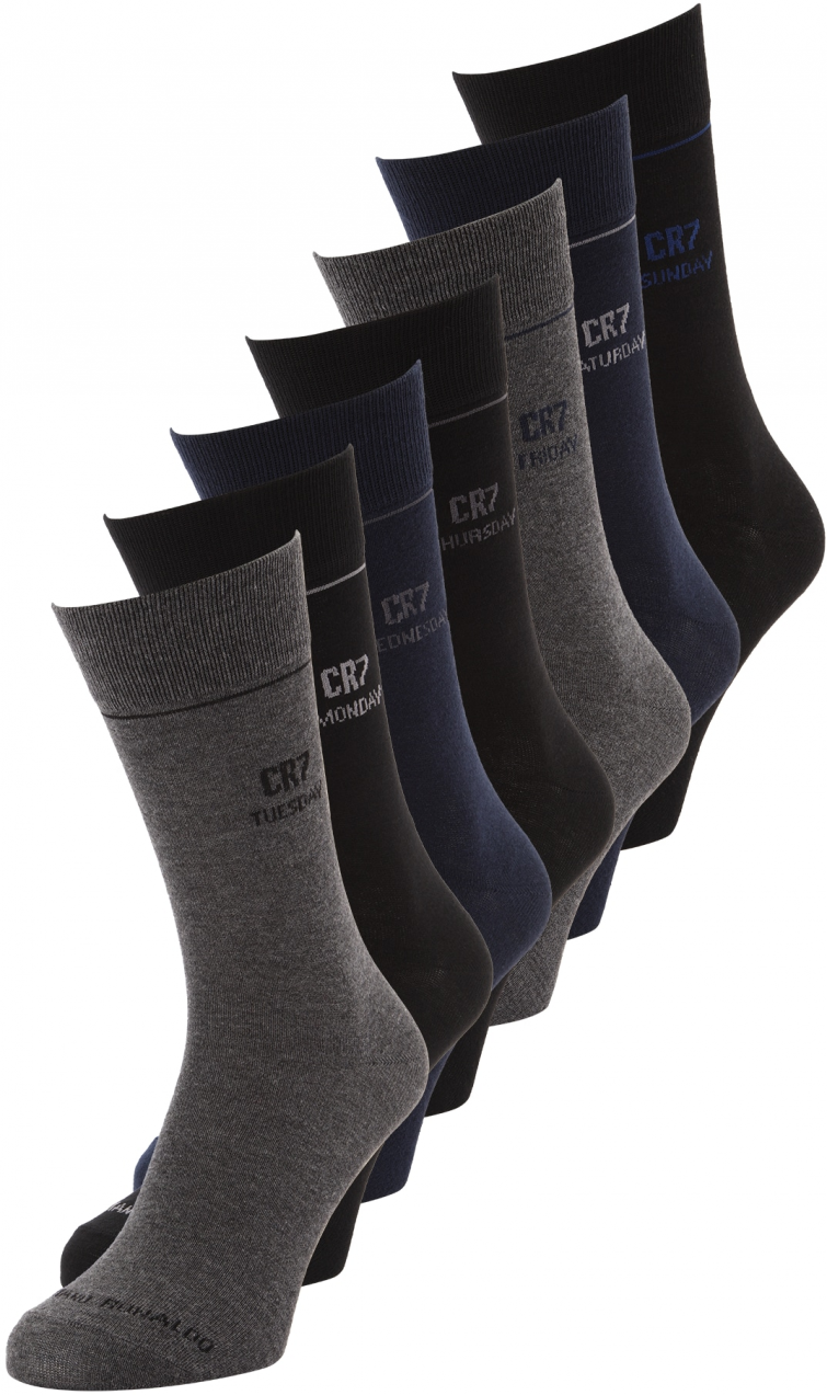 CR7 - Cristiano Ronaldo Ponožky  námornícka modrá / tmavosivá / čierna