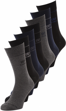 CR7 - Cristiano Ronaldo Ponožky  námornícka modrá / tmavosivá / čierna