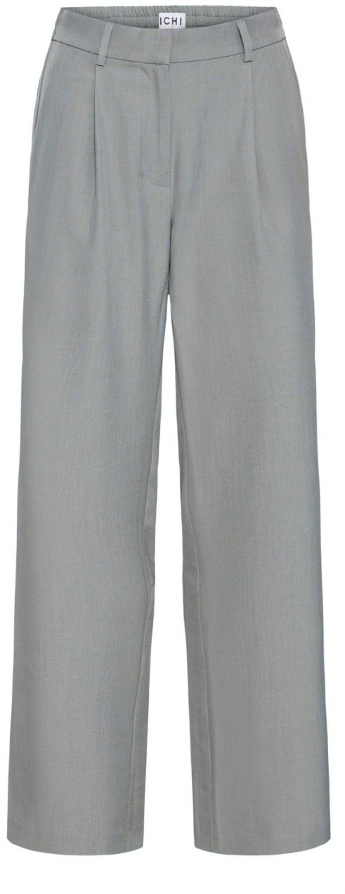 ICHI Nohavice s pukmi 'IHFAVA'  sivá melírovaná