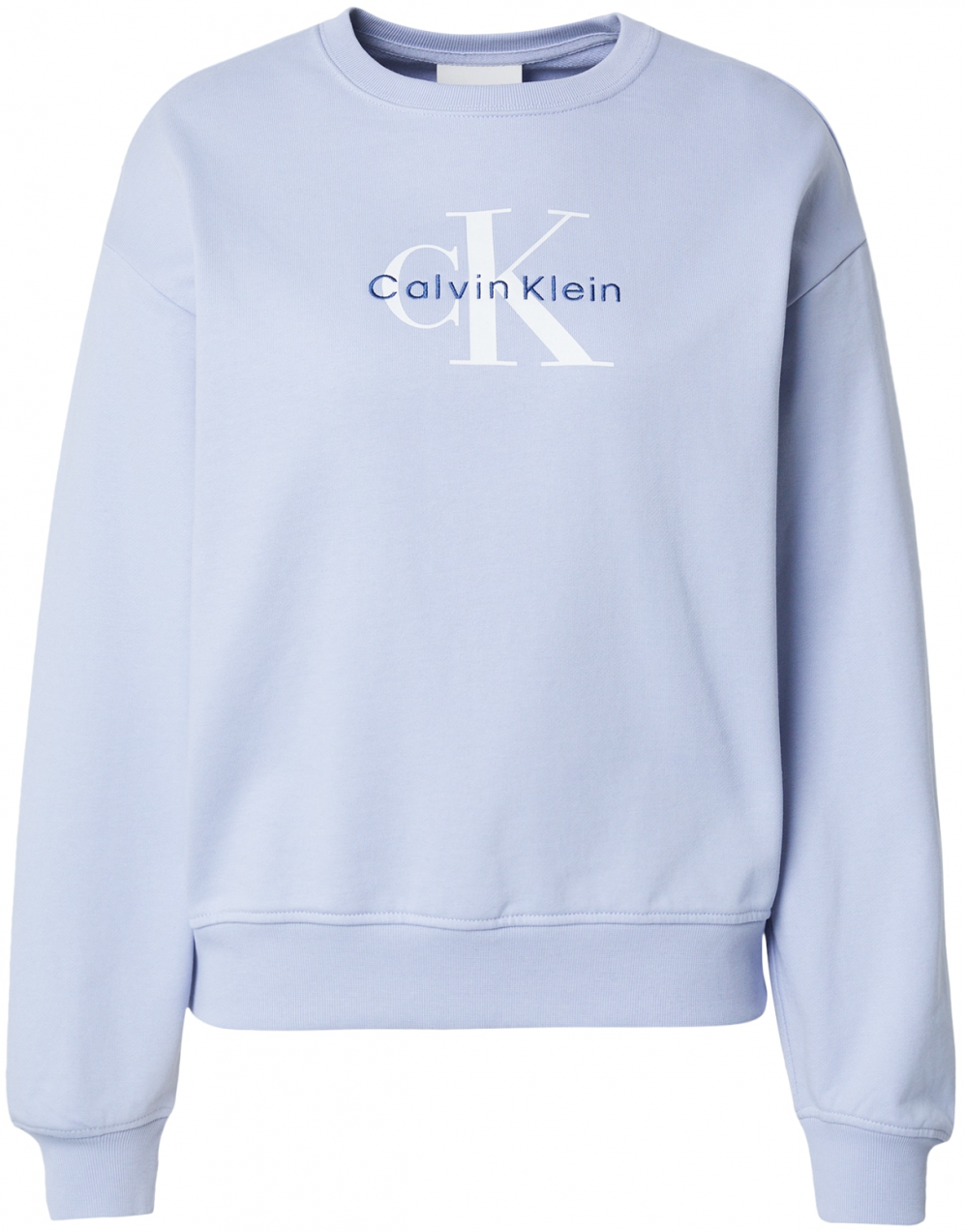 Calvin Klein Jeans Mikina  námornícka modrá / svetlofialová / biela