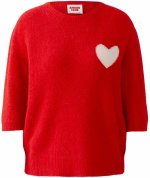 OUI Sveter  červená / biela