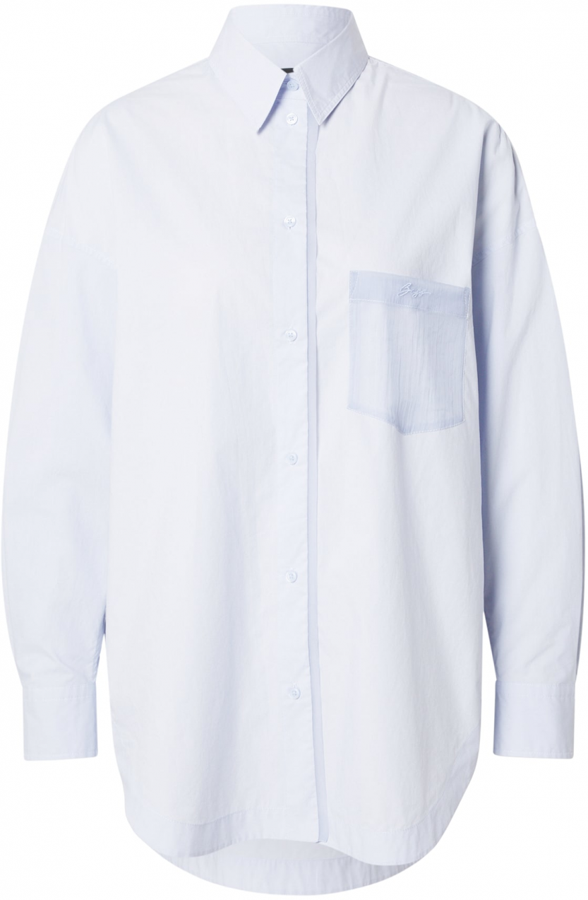 BOSS Blúzka 'C_Bonsta'  pastelovo modrá