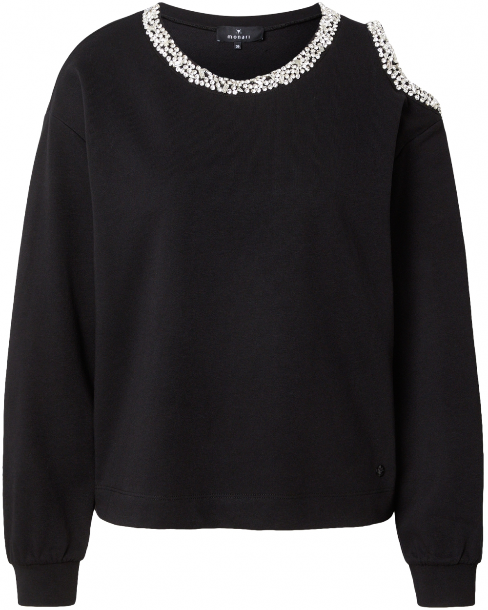 monari Mikina  čierna / strieborná