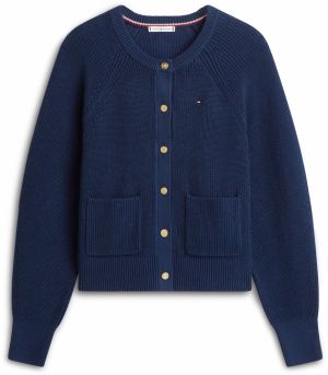 TOMMY HILFIGER Kardigán  námornícka modrá