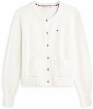 TOMMY HILFIGER Kardigán  biela