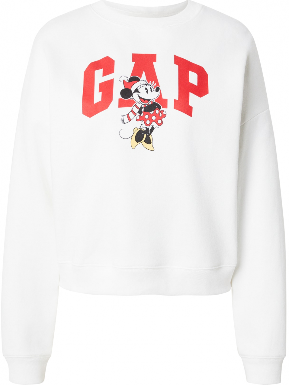 GAP Mikina  červená / čierna / biela