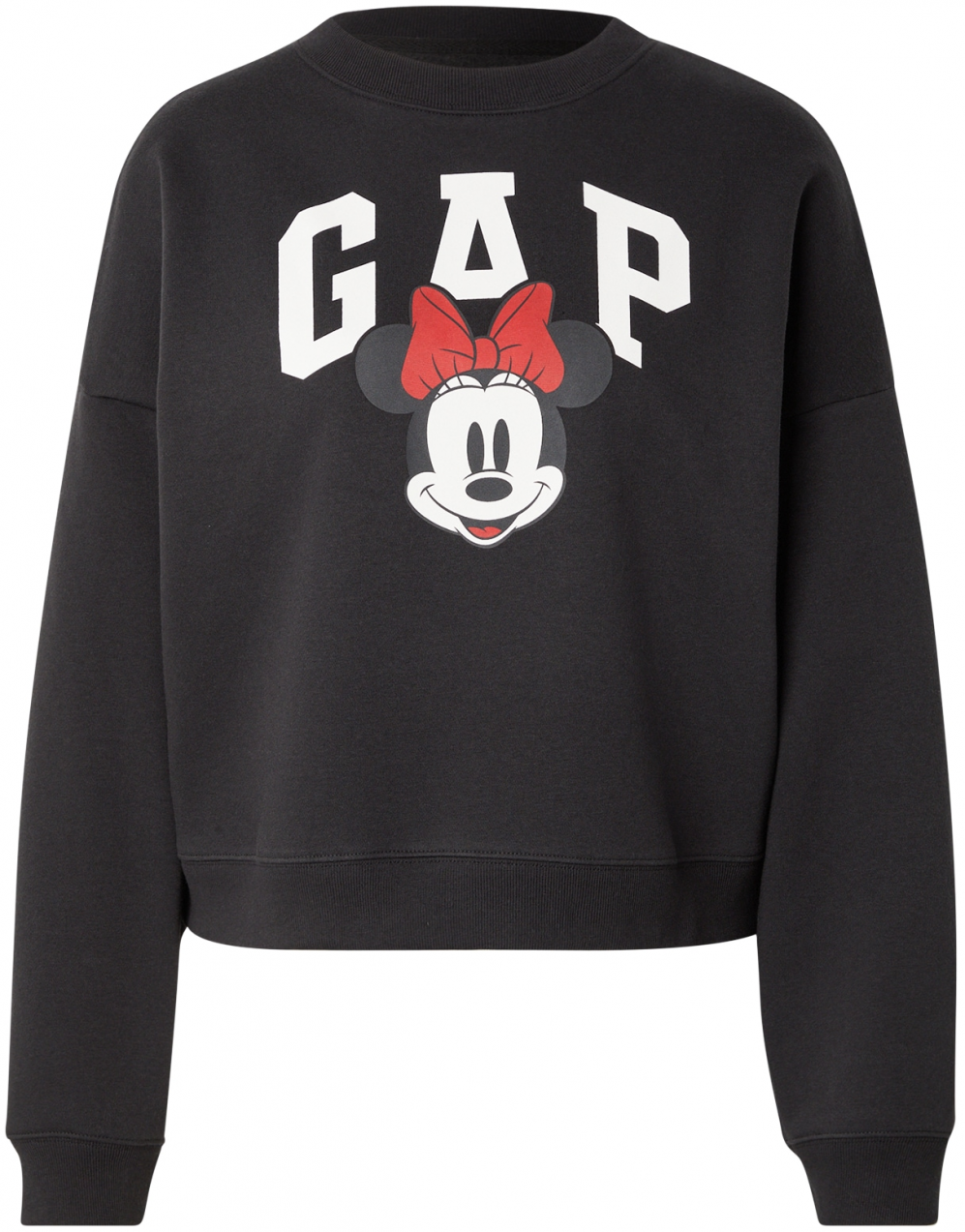 GAP Mikina  červená / čierna / biela