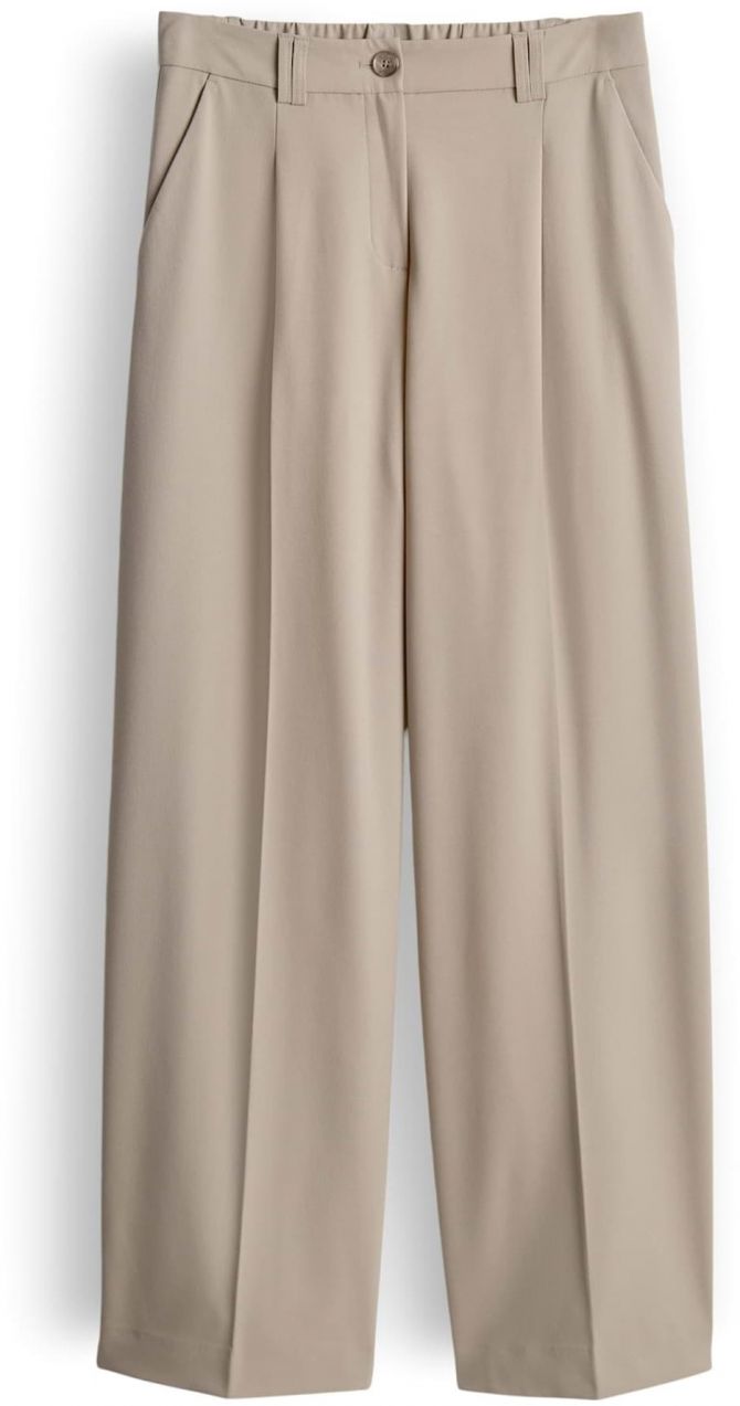 OPUS Plisované nohavice 'Maiga'  tmavošedá