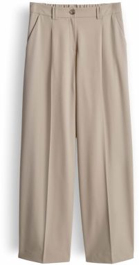 OPUS Plisované nohavice 'Maiga'  tmavošedá