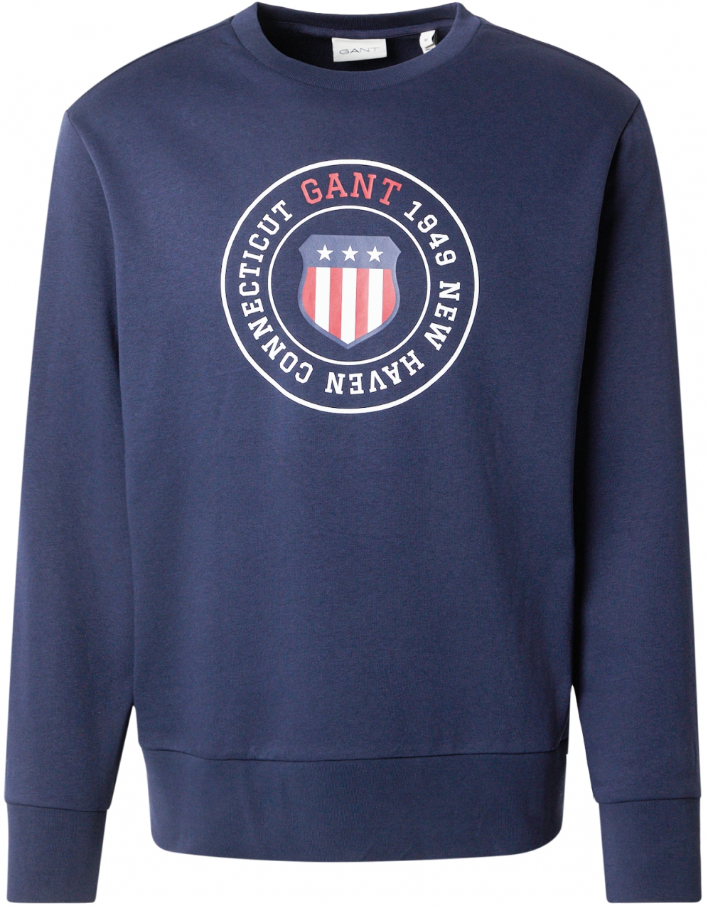 GANT Mikina  tmavomodrá / červená / biela