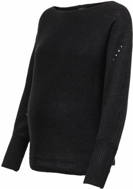 Only Maternity Sveter 'OLMNICOYA'  čierna