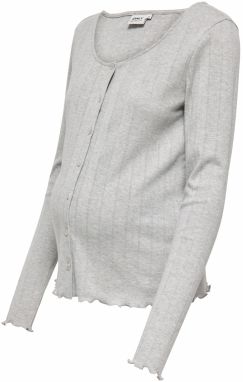 Only Maternity Kardigán  svetlosivá