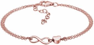 ELLI Náramok 'Herz'  ružové zlato